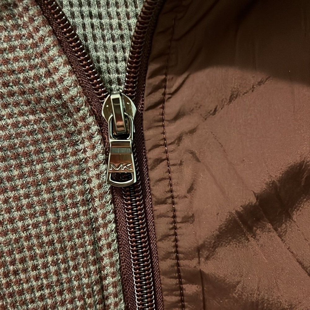 Michael Kors Mens 3X Maroon 1/4 zip Pullover Sweater - Picture 7 of 7